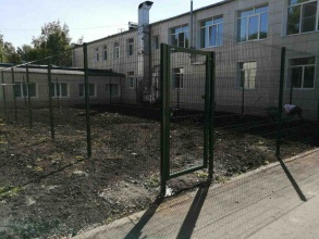 3D заборы для школы 15 метров фото в Долгопрудном