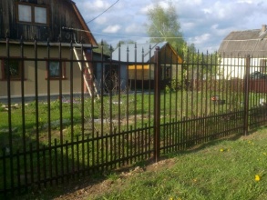 Сварные заборы с утрамбовкой щебнем 12 метров фото в Долгопрудном