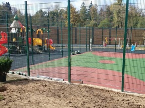 Забор на детскую площадку 50 метров фото в Долгопрудном